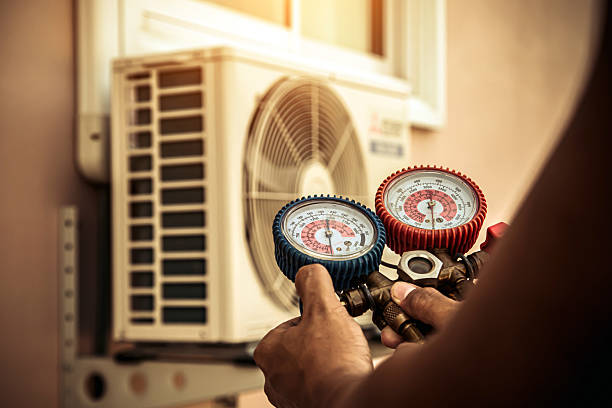 Professional Hvac Installation technician working in Long Pond, PA